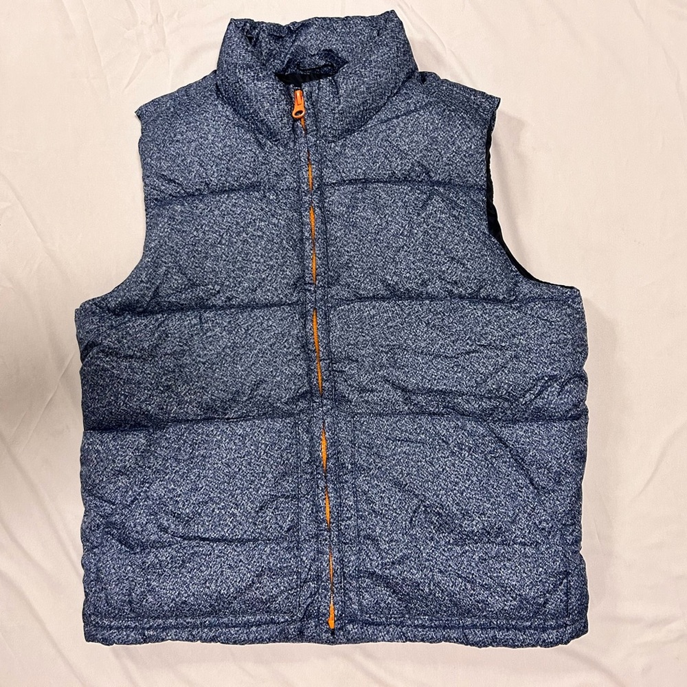 OLD NAVY San Francisco California Women’s M (8) Blue Full Zip Puffer Winter Vest